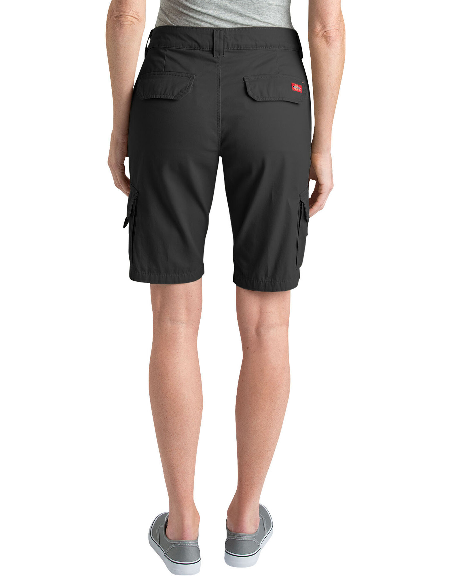 ladies grey cargo shorts