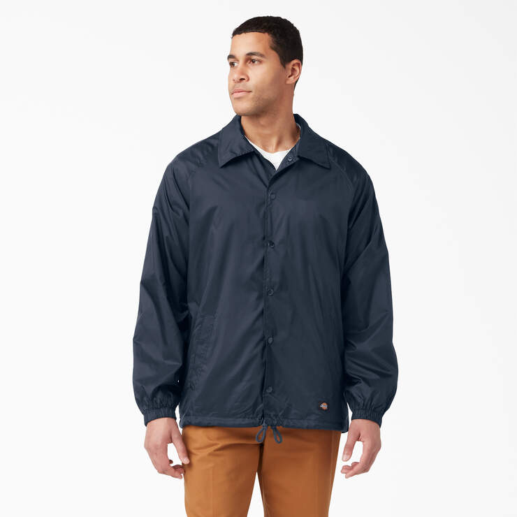 Dickies Snap Front Lined Windbreaker Men's Nylon Coaches Jacket Style #  76242