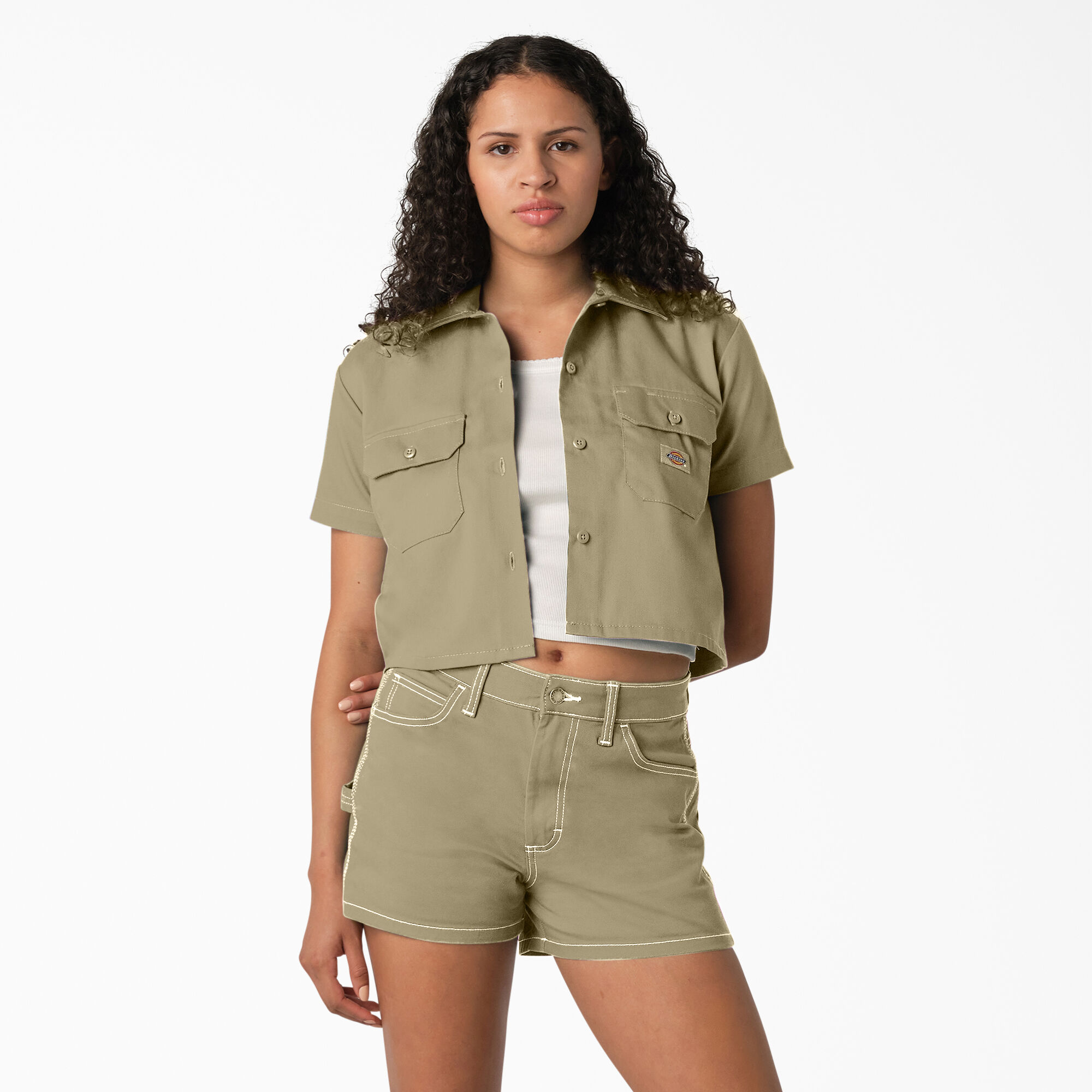 Women's Cropped Work Shirt