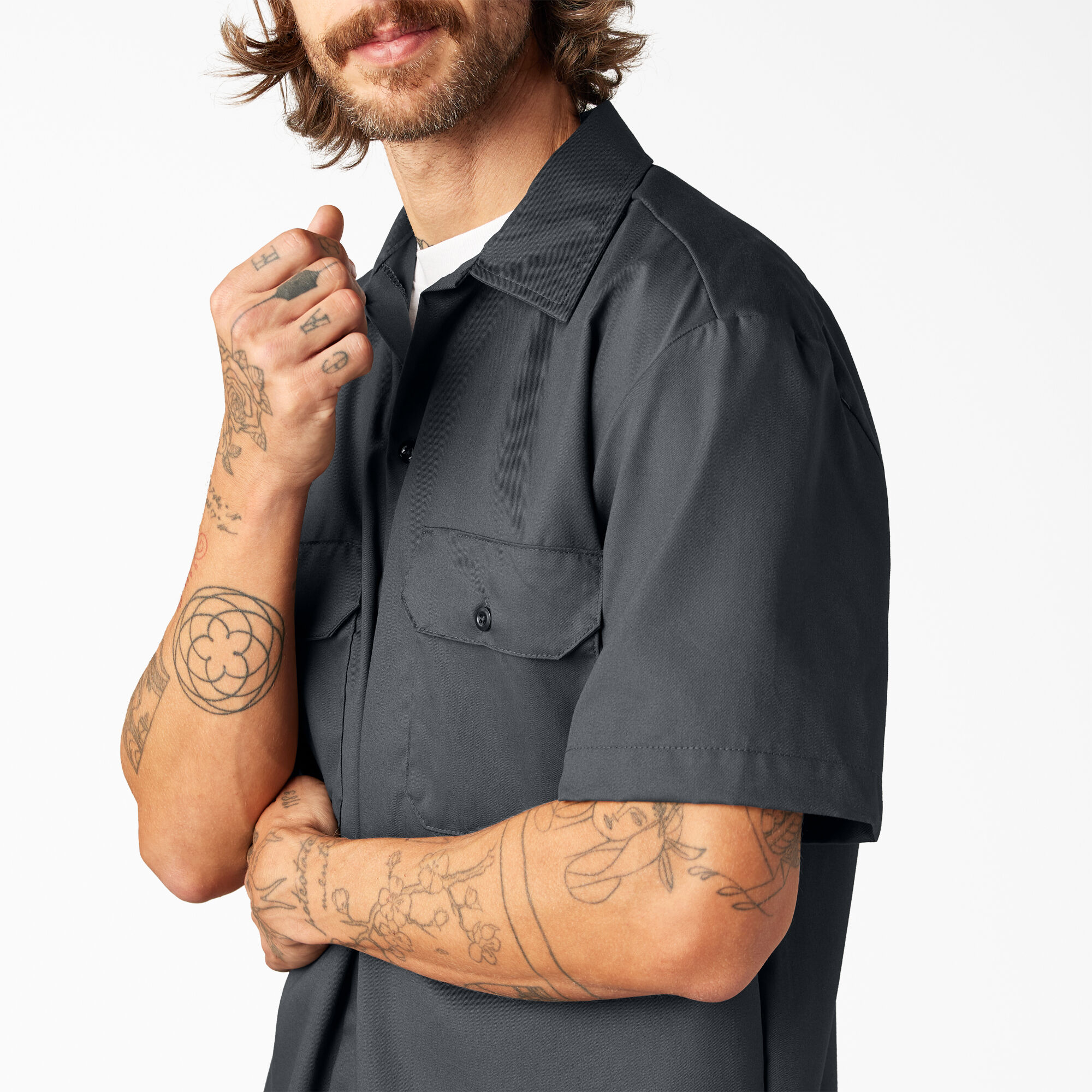 Dickies short sleeve 2025 twill work shirt