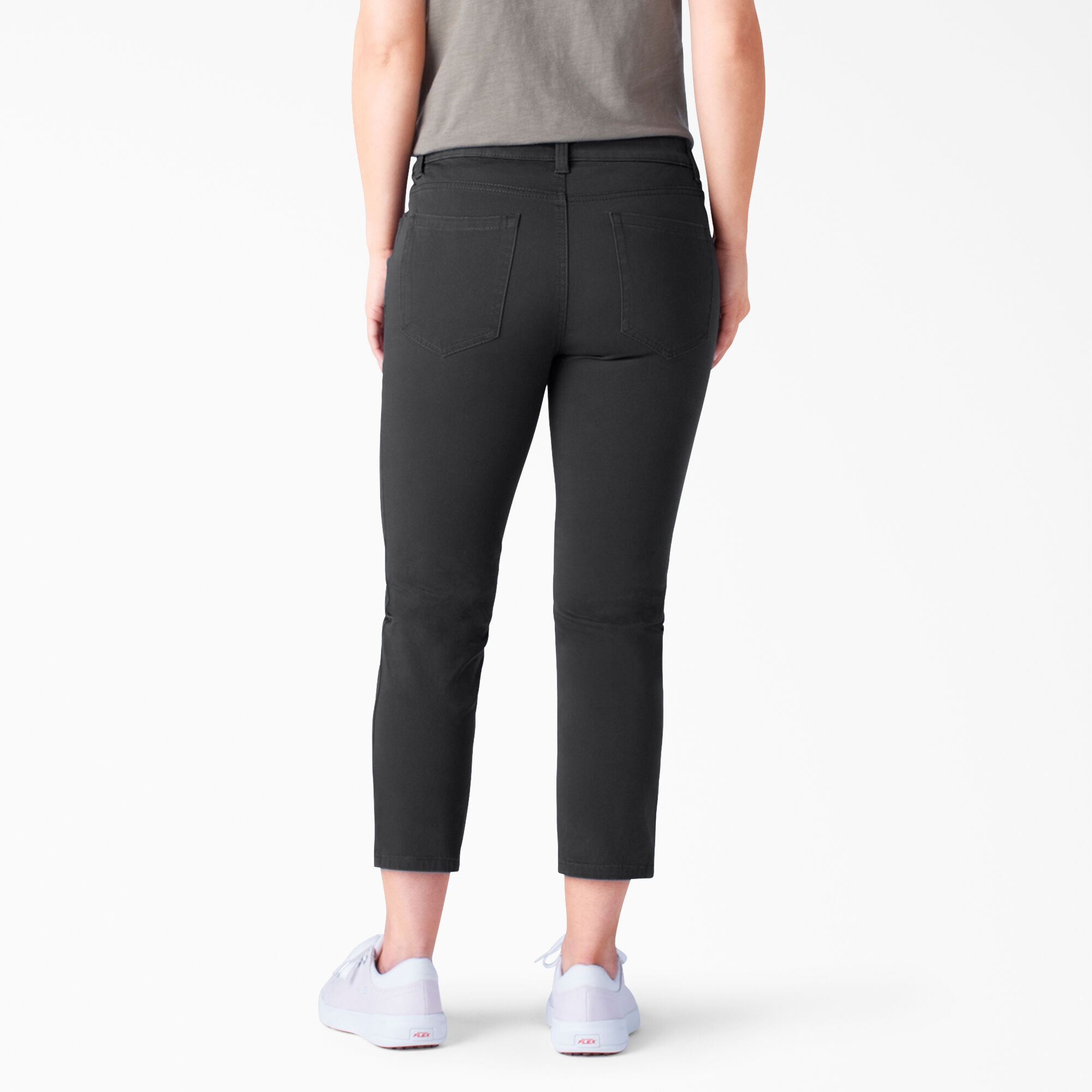 Slim leg capri deals trousers