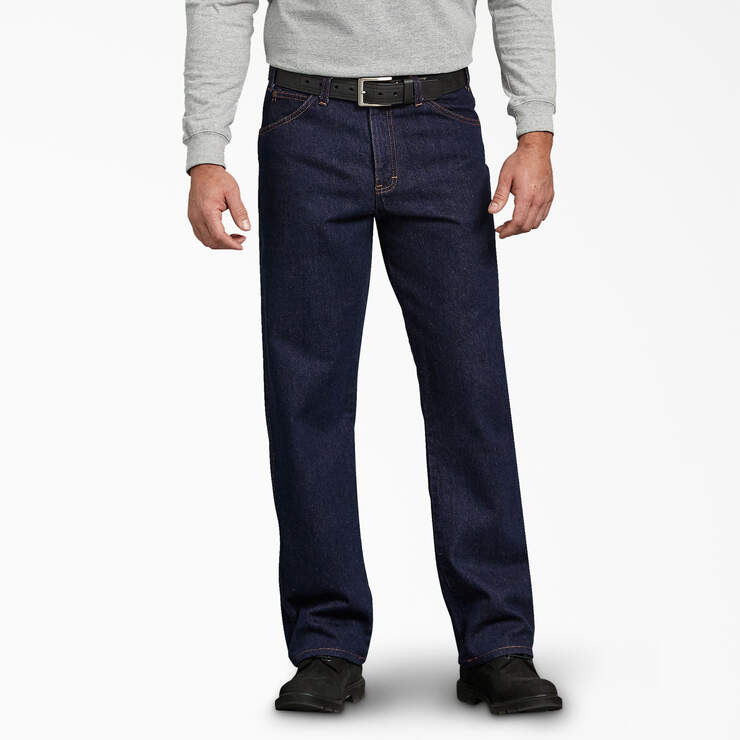 Dickies: Regular Straight Fit 6-Pocket Denim Jeans (Heritage