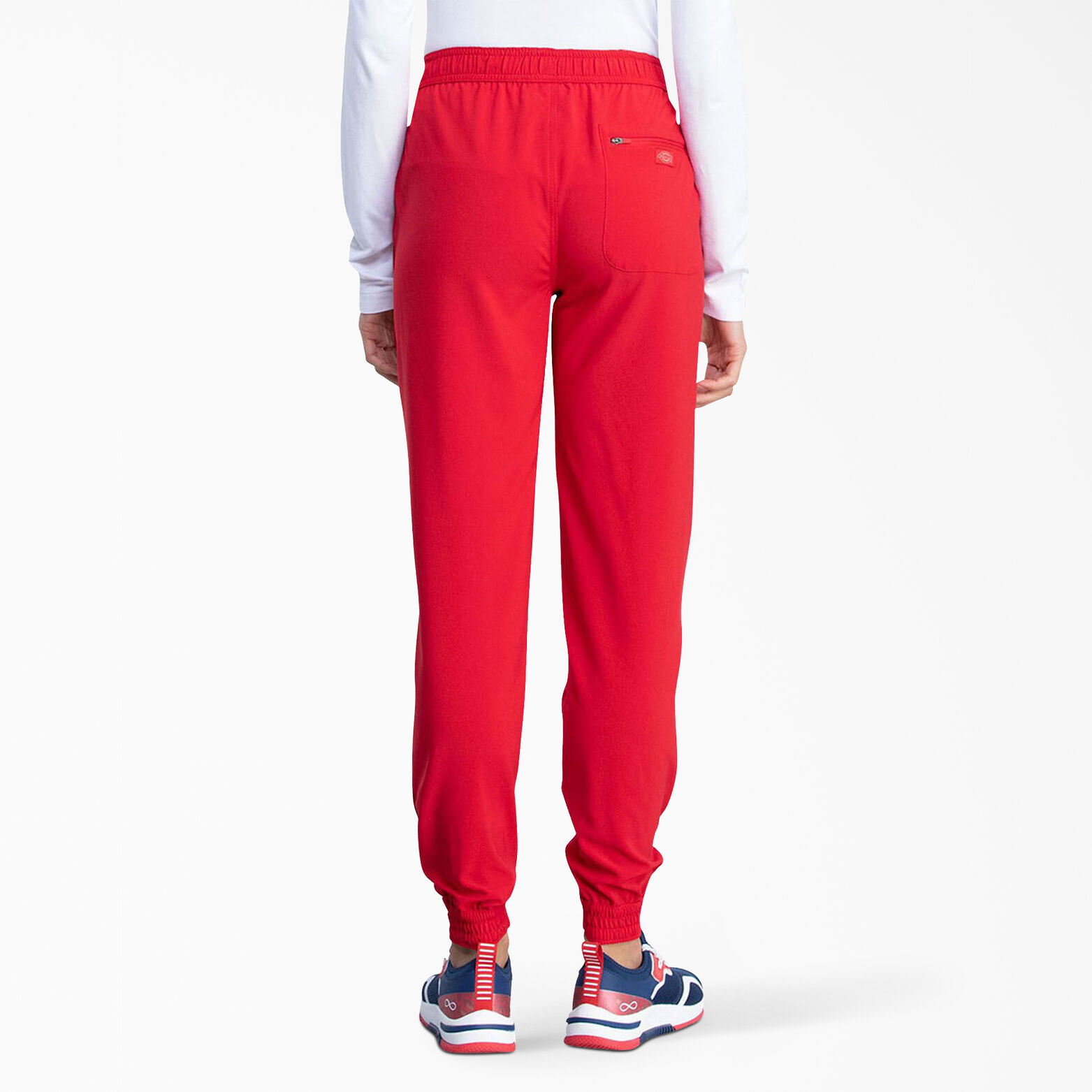 Women's Retro Mid Rise Jogger Scrub Pants - Dickies US, Red M