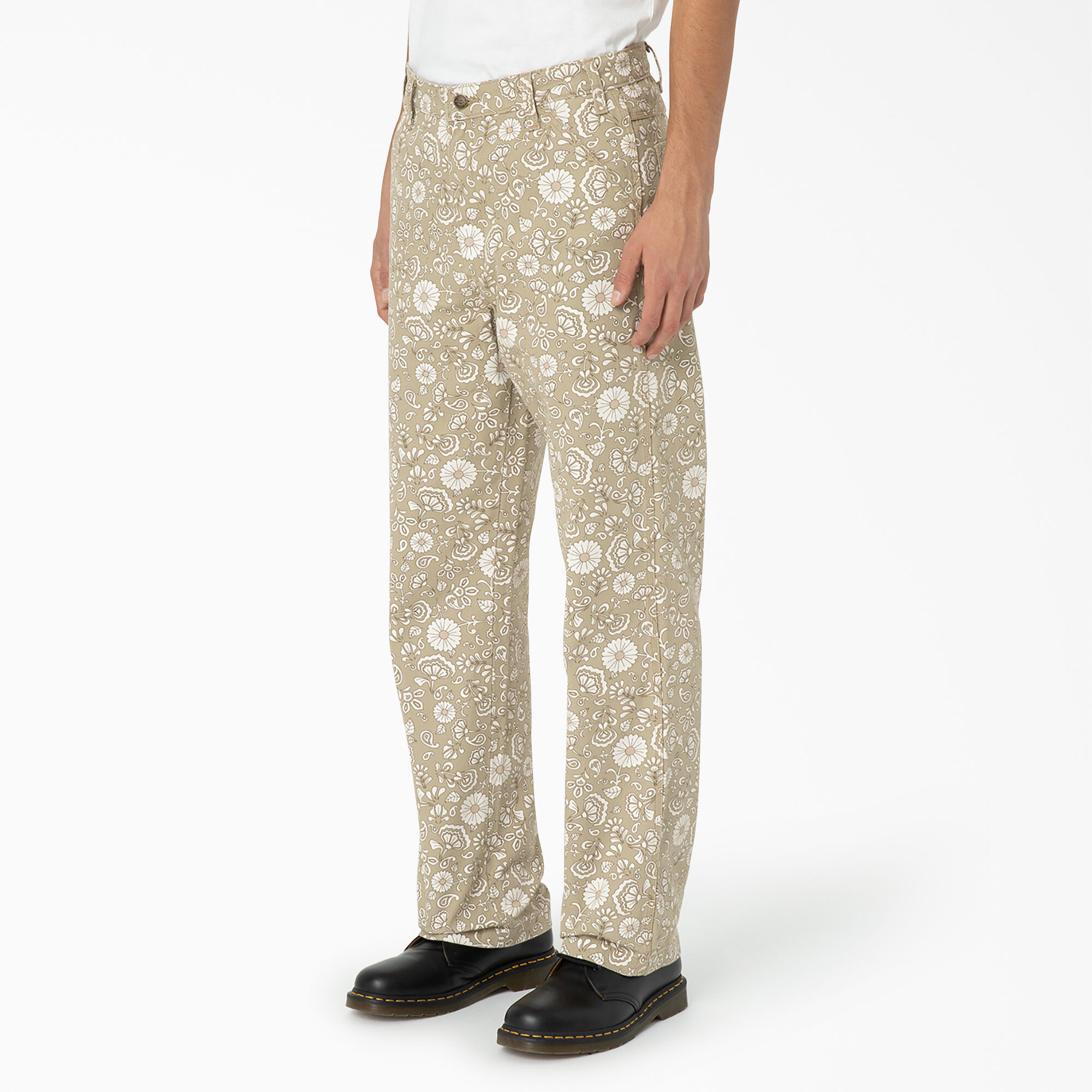 Ellis Floral Print Duck Canvas Pants