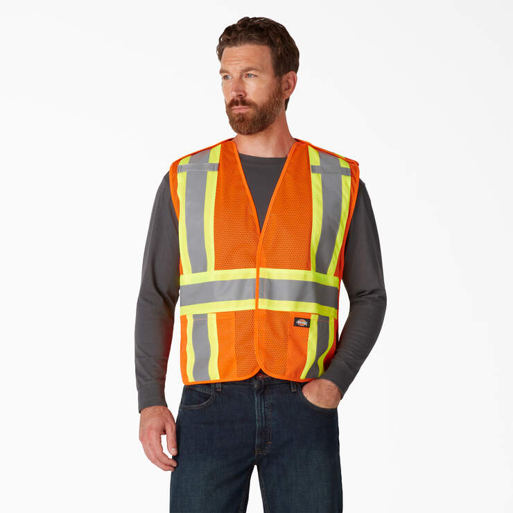 Safety Reflective Vest Security Visibility Shirt Construction Traffic  Warehouse