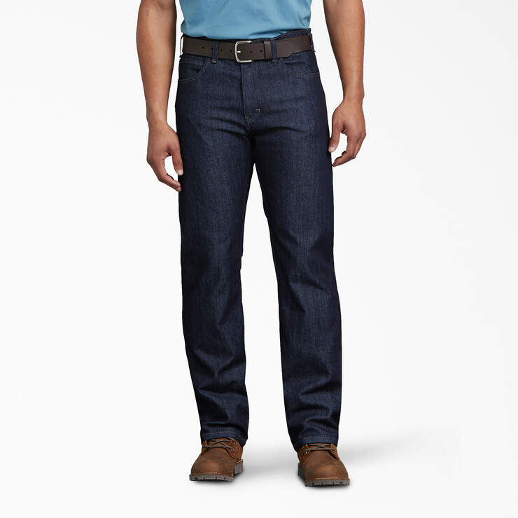 Buy Dickies Men's Regular Straight Fit 6 Pocket Jean, Khaki Tint, 40x32 at