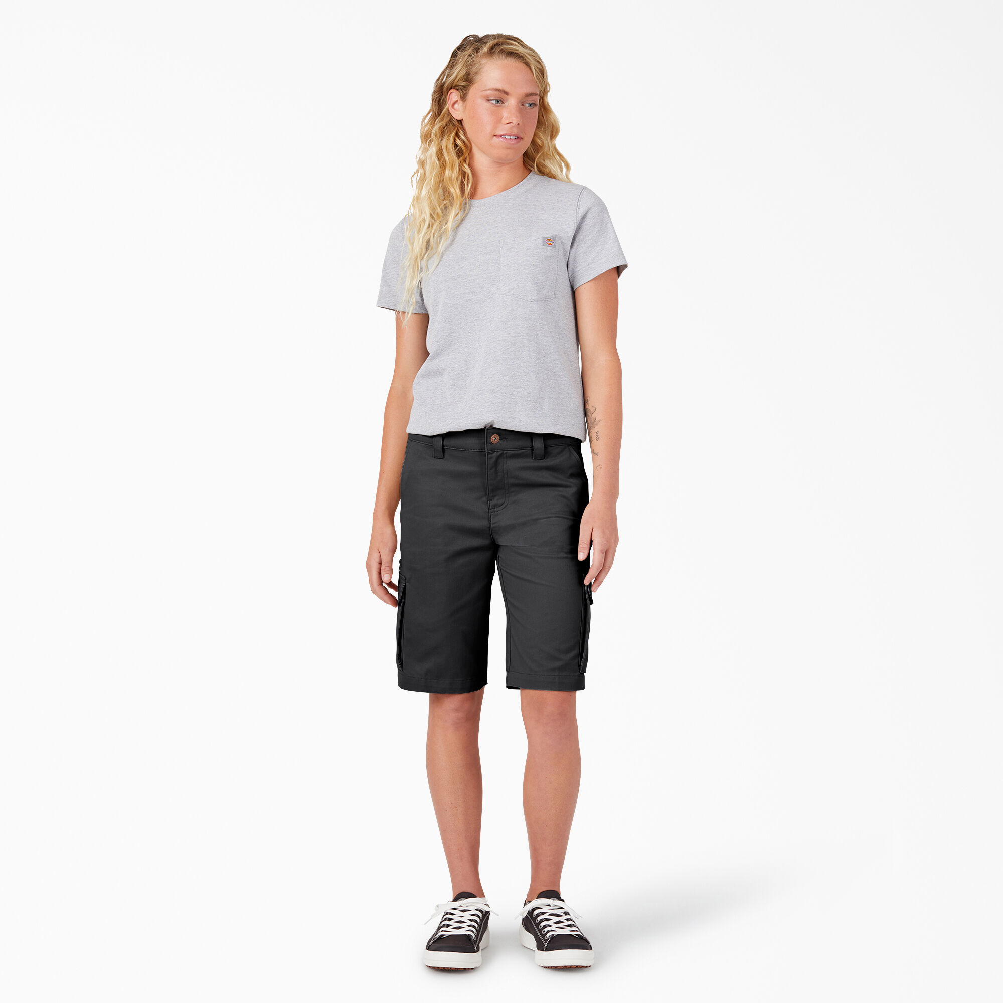 Women's Relaxed Fit Cargo Shorts, 11