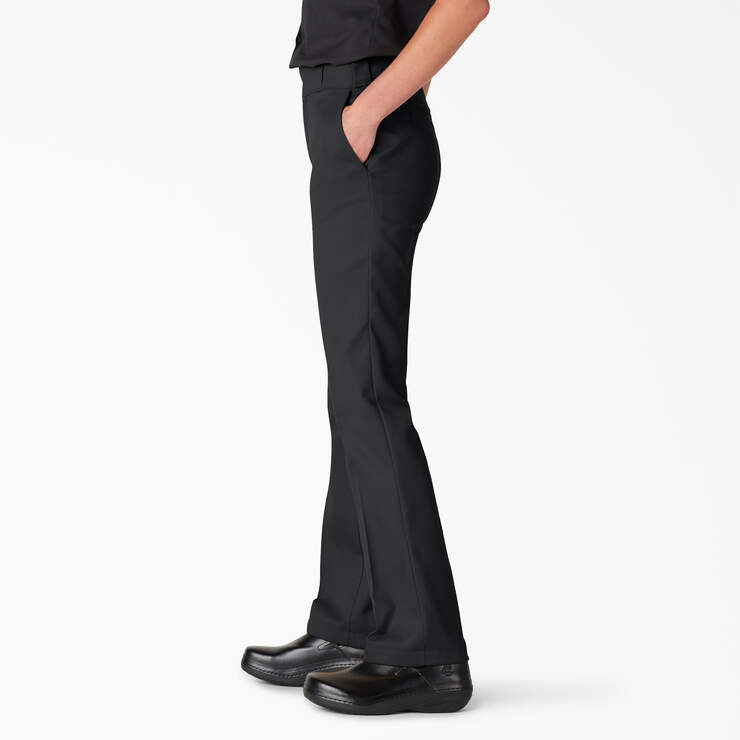 Brilliant Basics Women's Regular Length Straight Work Pant - Black. - Size 8
