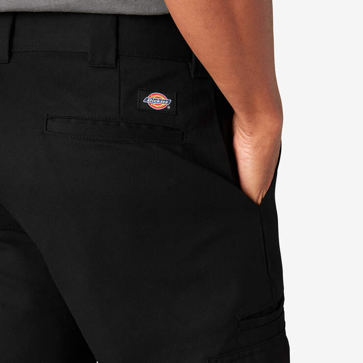 Dickies Mens Flex WP595 Regular Fit Straight Leg Work Uniform Cargo Pocket  Pants