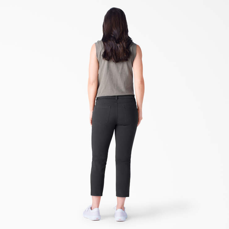 Black Cropped Pants for Women