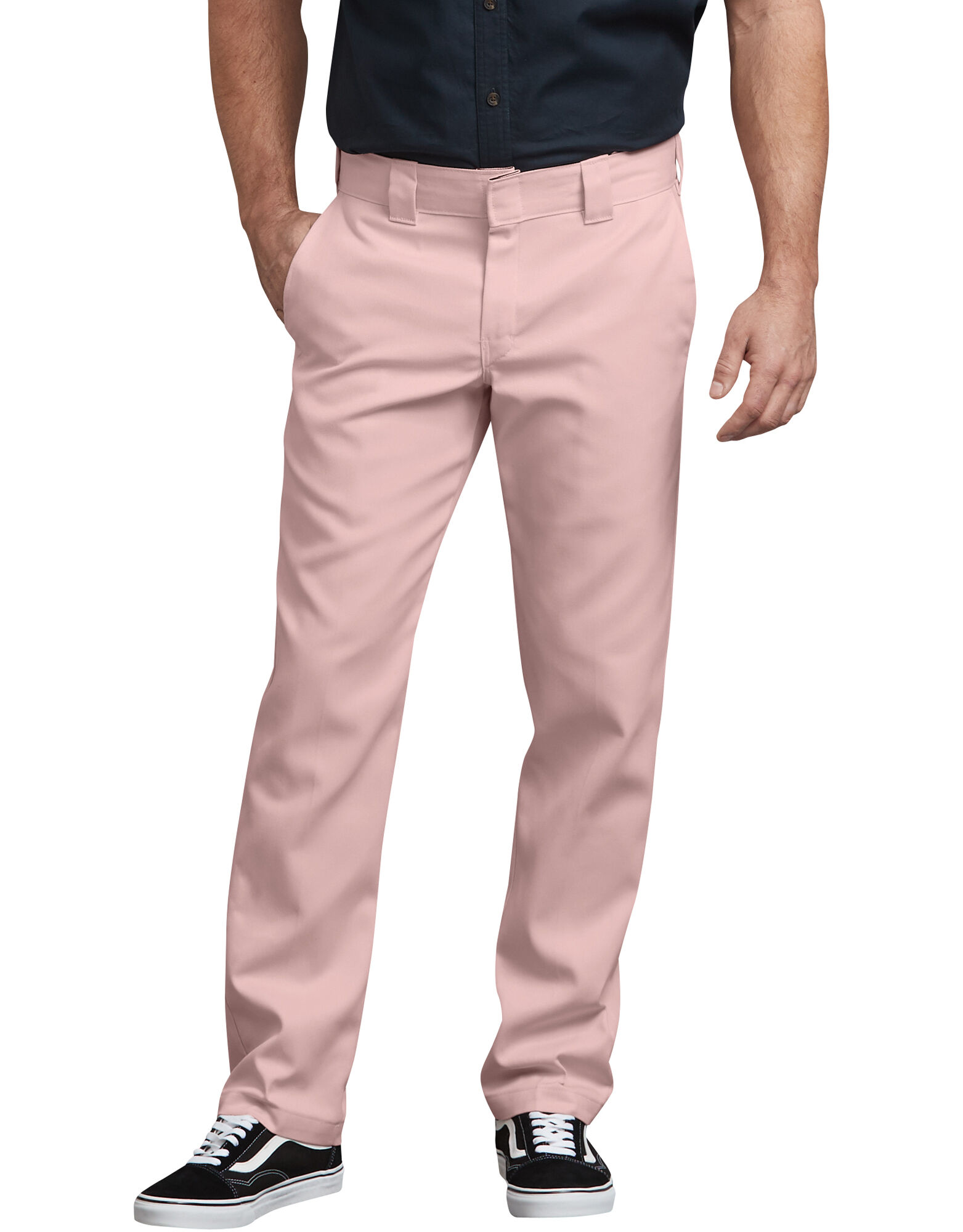 pink work pants