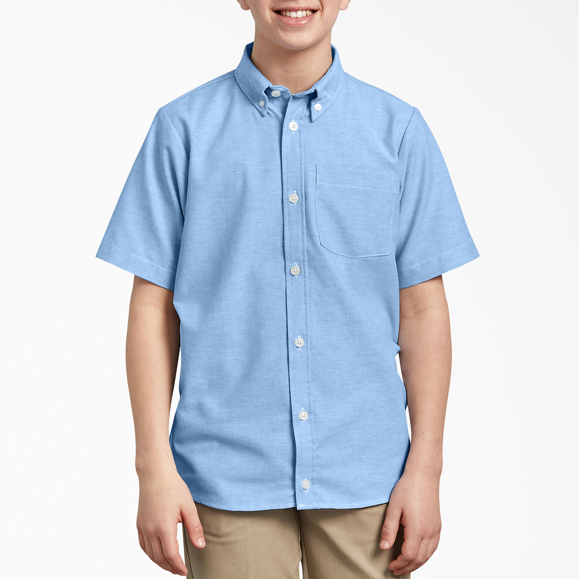 Boys short sleeve 2025 button up shirt