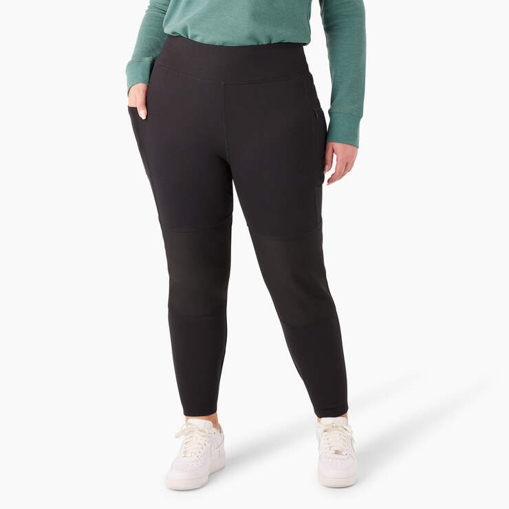 Women's Yoga Leggings with Side Pockets (2XL, Purple) at  Women's  Clothing store
