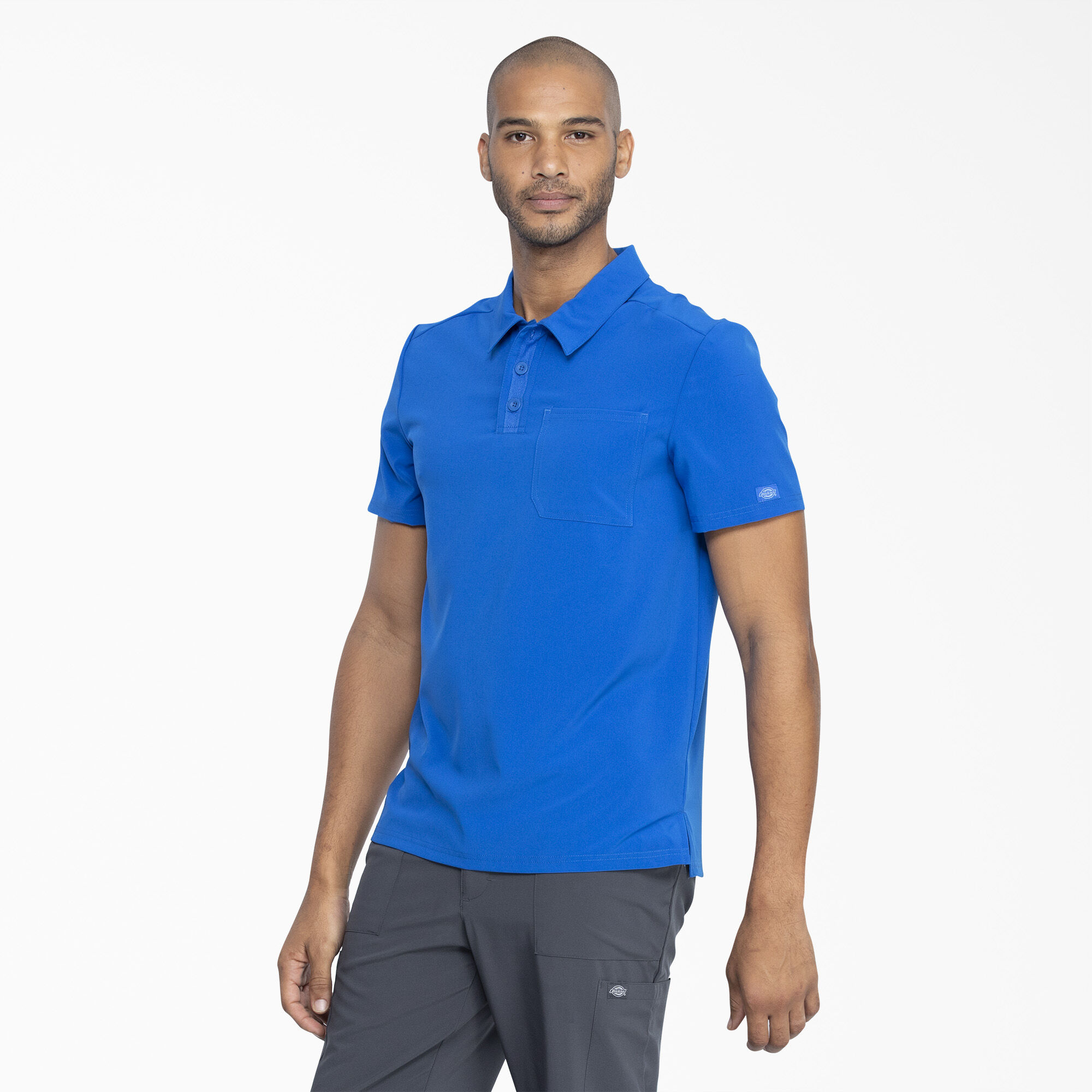 Men's EDS Essentials Medical Polo Shirt - Dickies US, Royal Blue