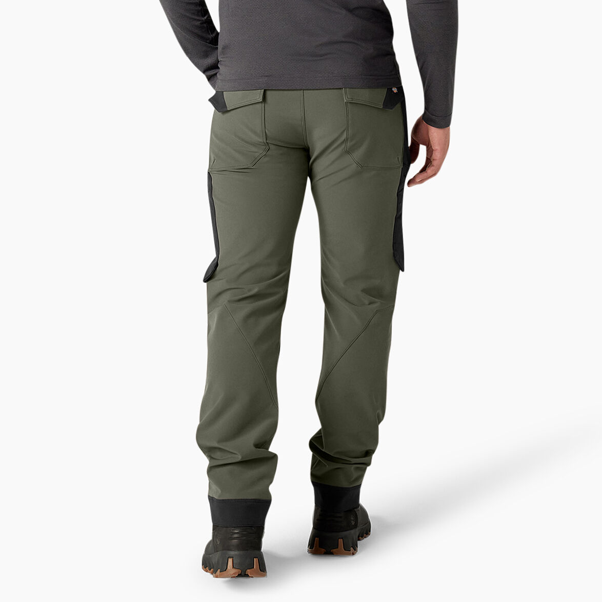 Dickies Men's Cargo Pants Casual Flex Straight Leg Pant, 7 Pockets Khaki  WP865DS