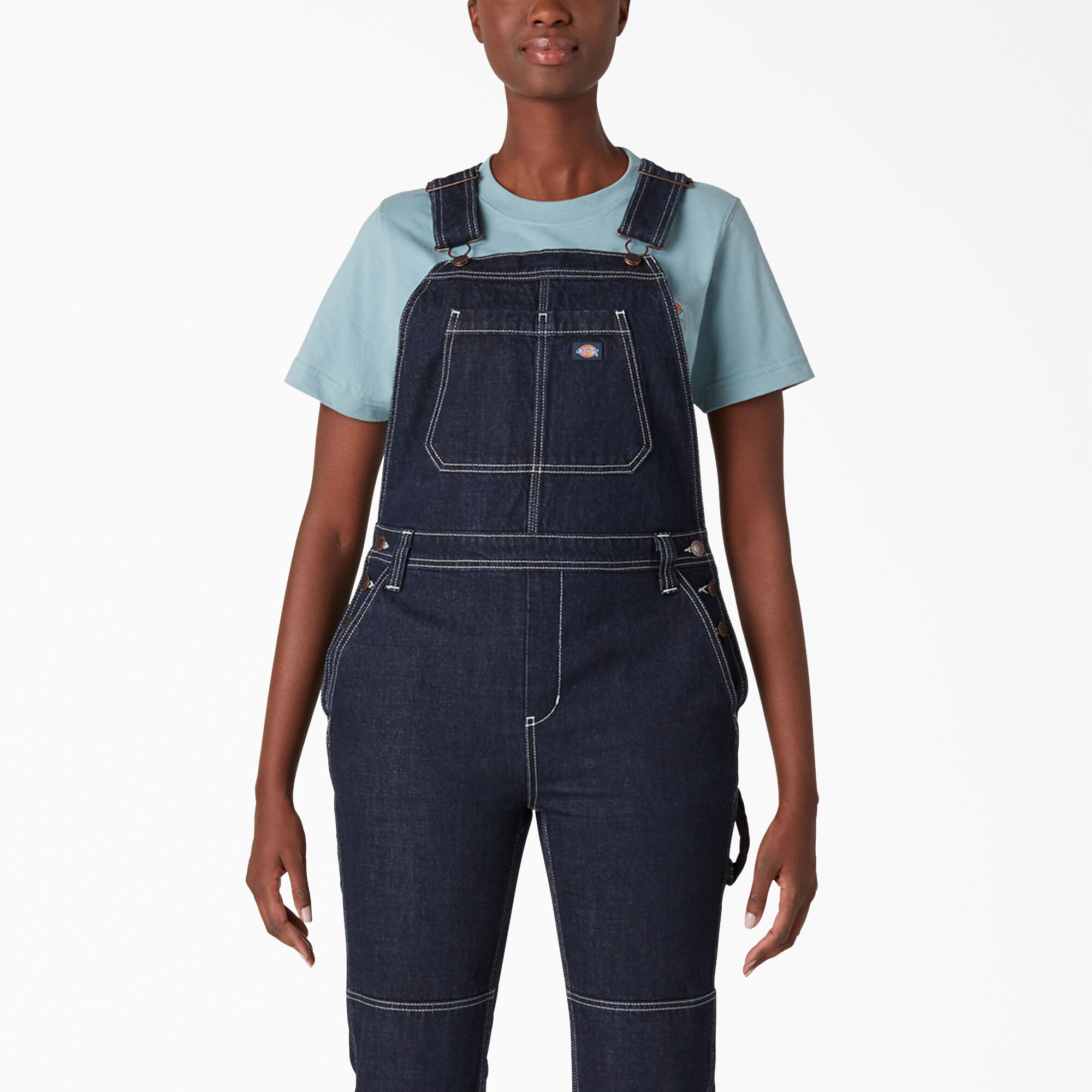 Women in 2025 bib overalls