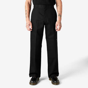  Dickies Occupational Workwear LP812BK 30x30 Polyester/Cotton  Relaxed Fit Men's Industrial Flat Front Pant with Straight Leg, 30 Waist  Size, 30 Inseam, Black : Clothing, Shoes & Jewelry