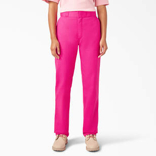  Pink - Women's Wear To Work Pants / Women's Pants: Clothing,  Shoes & Accessories