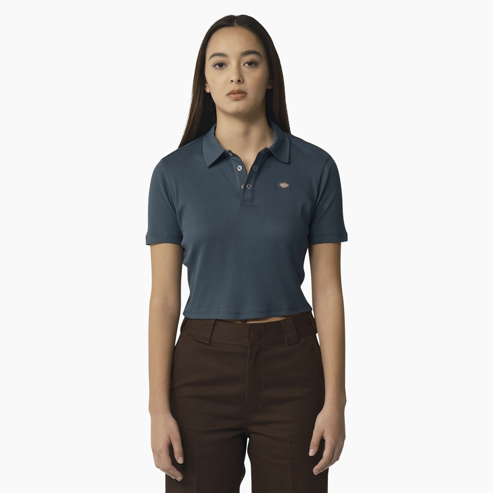 Women's Tallasee Short Sleeve Cropped Polo - Dickies US