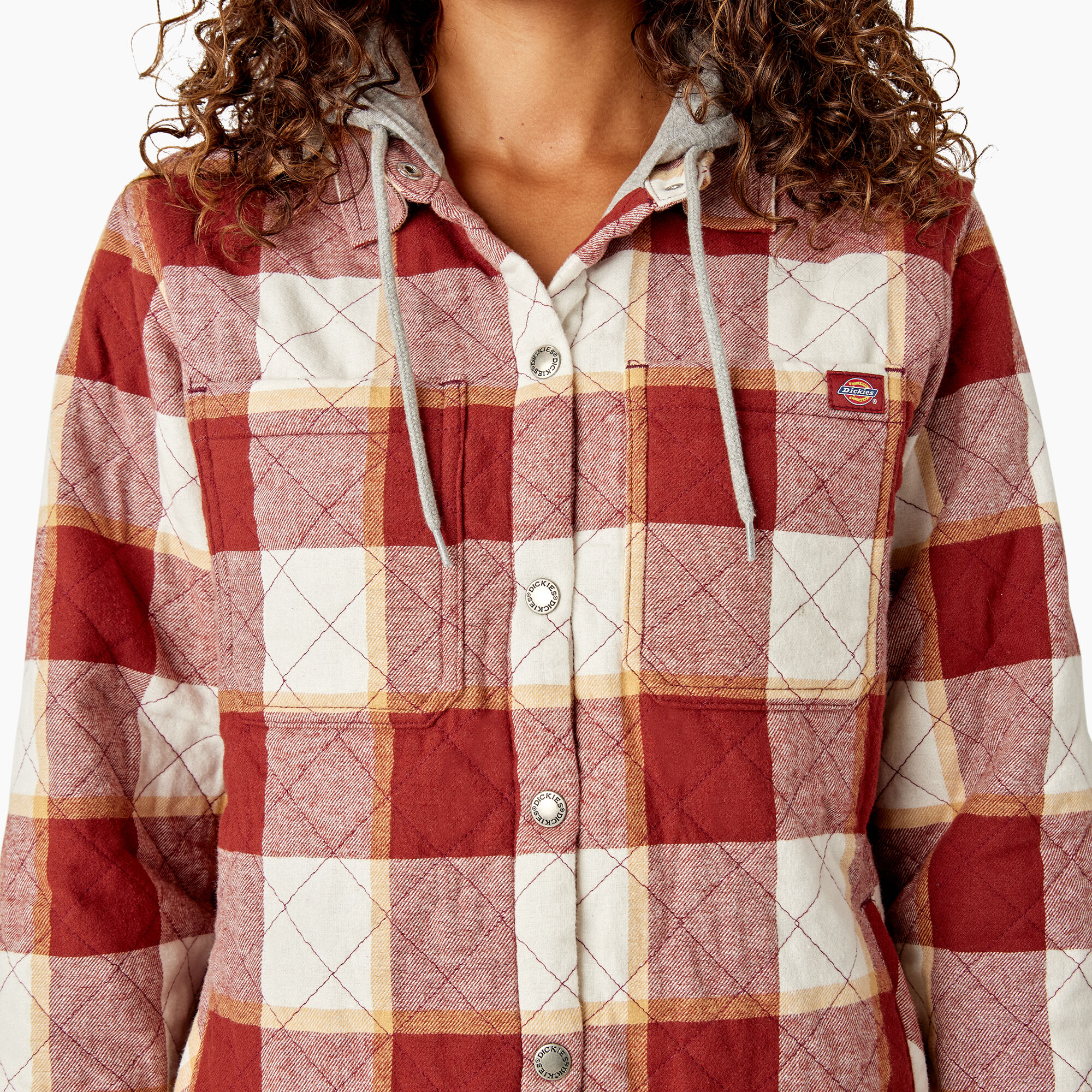 Women's Flannel Hooded Shirt Jacket | Womens Shirt Jackets