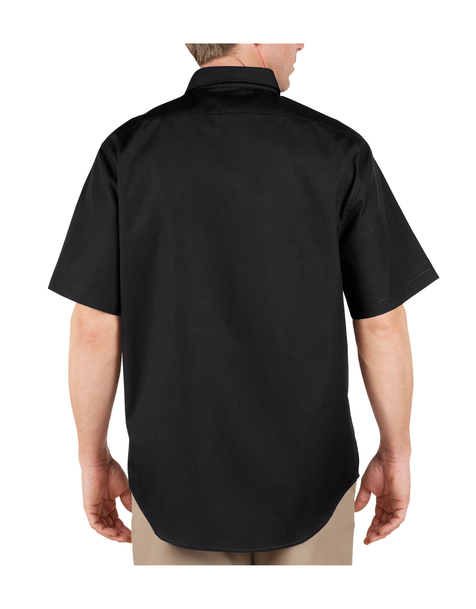 Short Sleeve Industrial Button-Down Poplin Shirt | Mens Shirts | Dickies