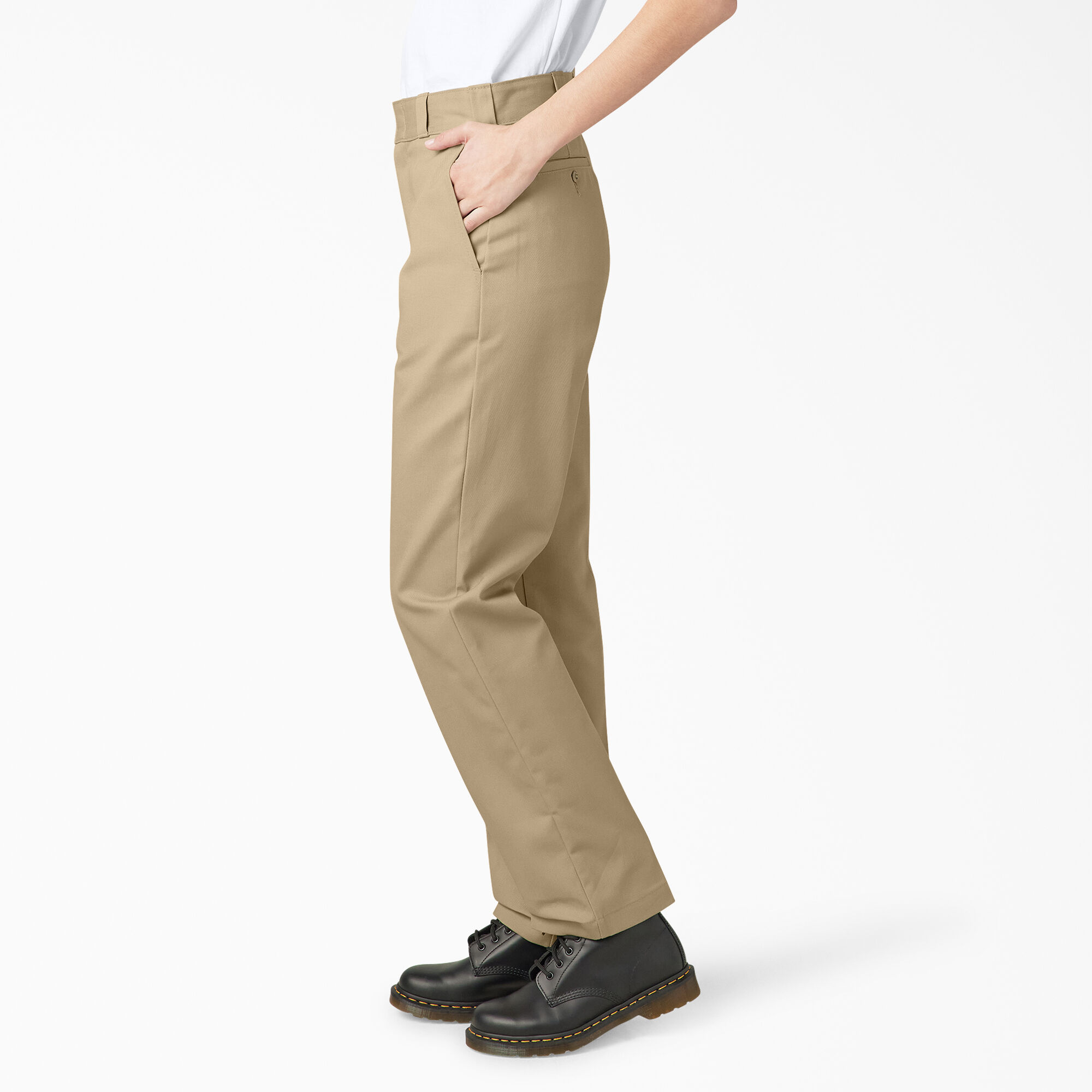 Women's dickies khaki work clearance pants