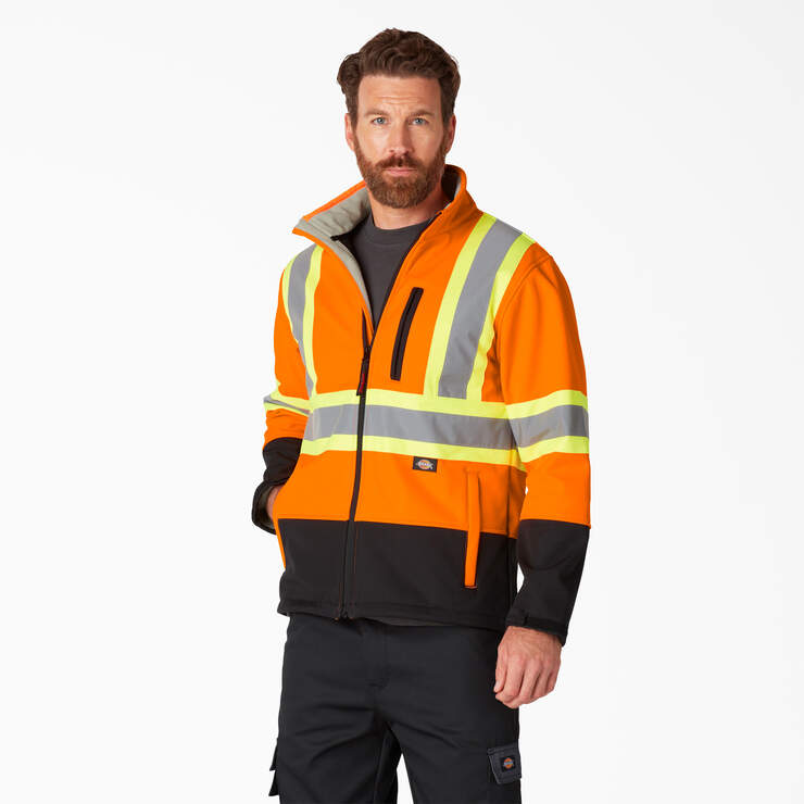 Hi Vis US Softshell Safety Dickies - Jacket