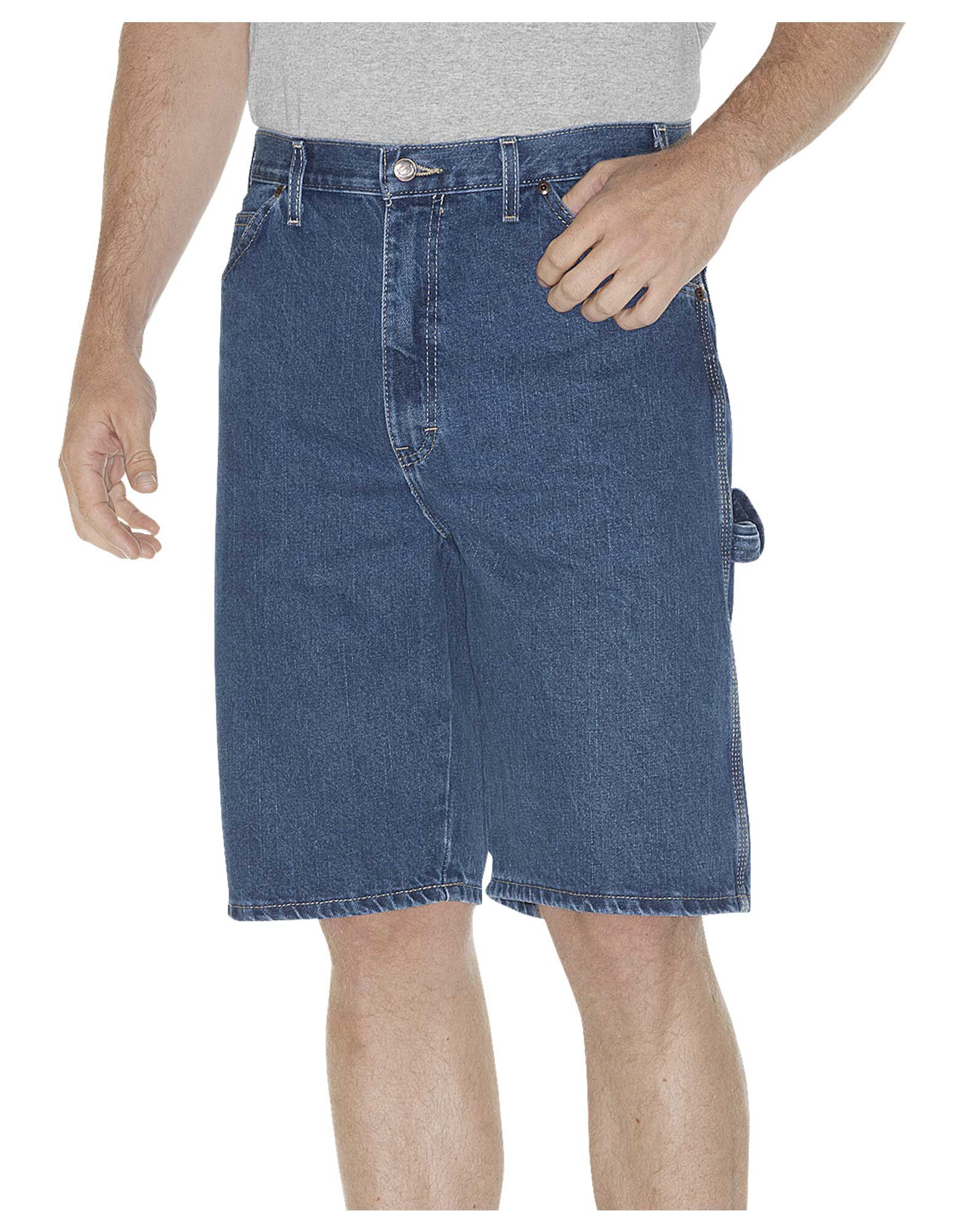 mens loose fit denim shorts