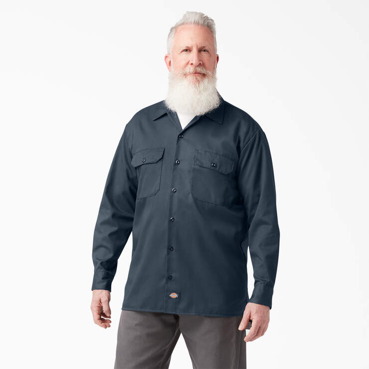 Long Sleeve Work Shirt | | US - Dickies Men\'s Dickies Shirts