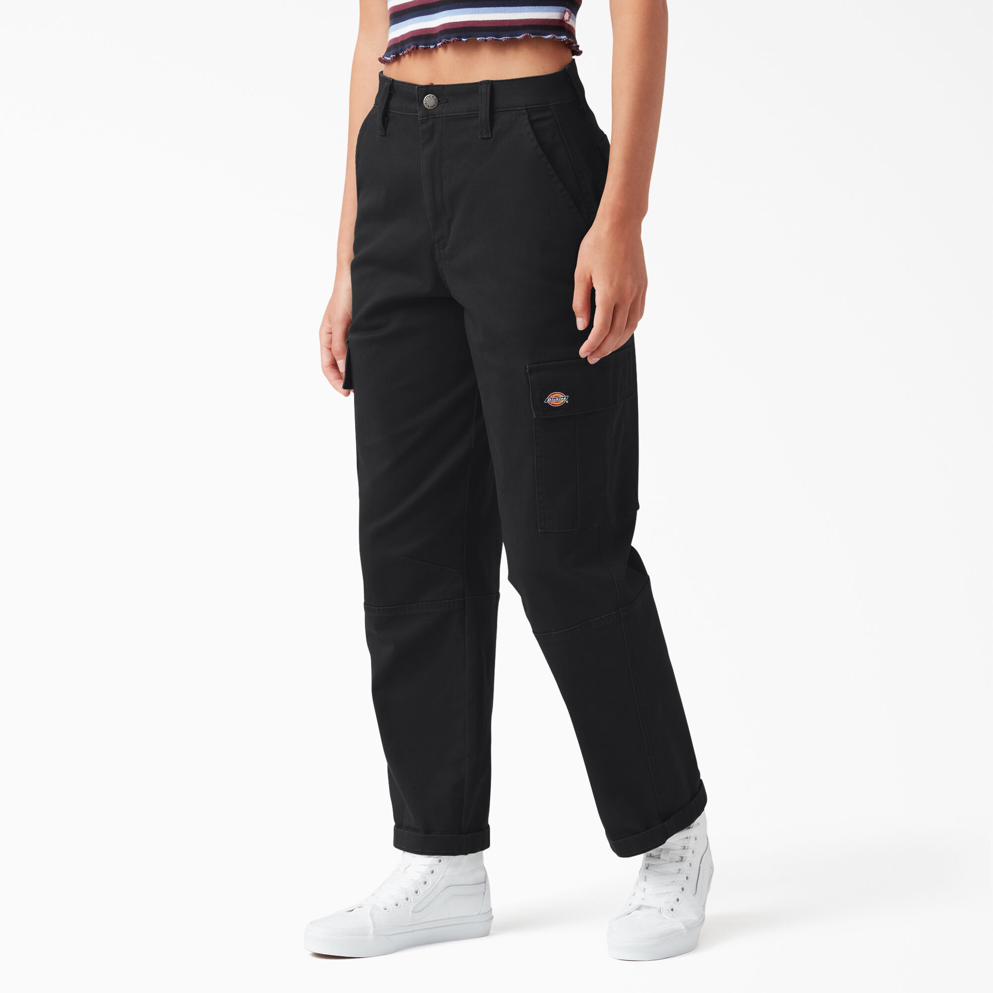 Women's Relaxed Fit Cropped Cargo Pants - Dickies US