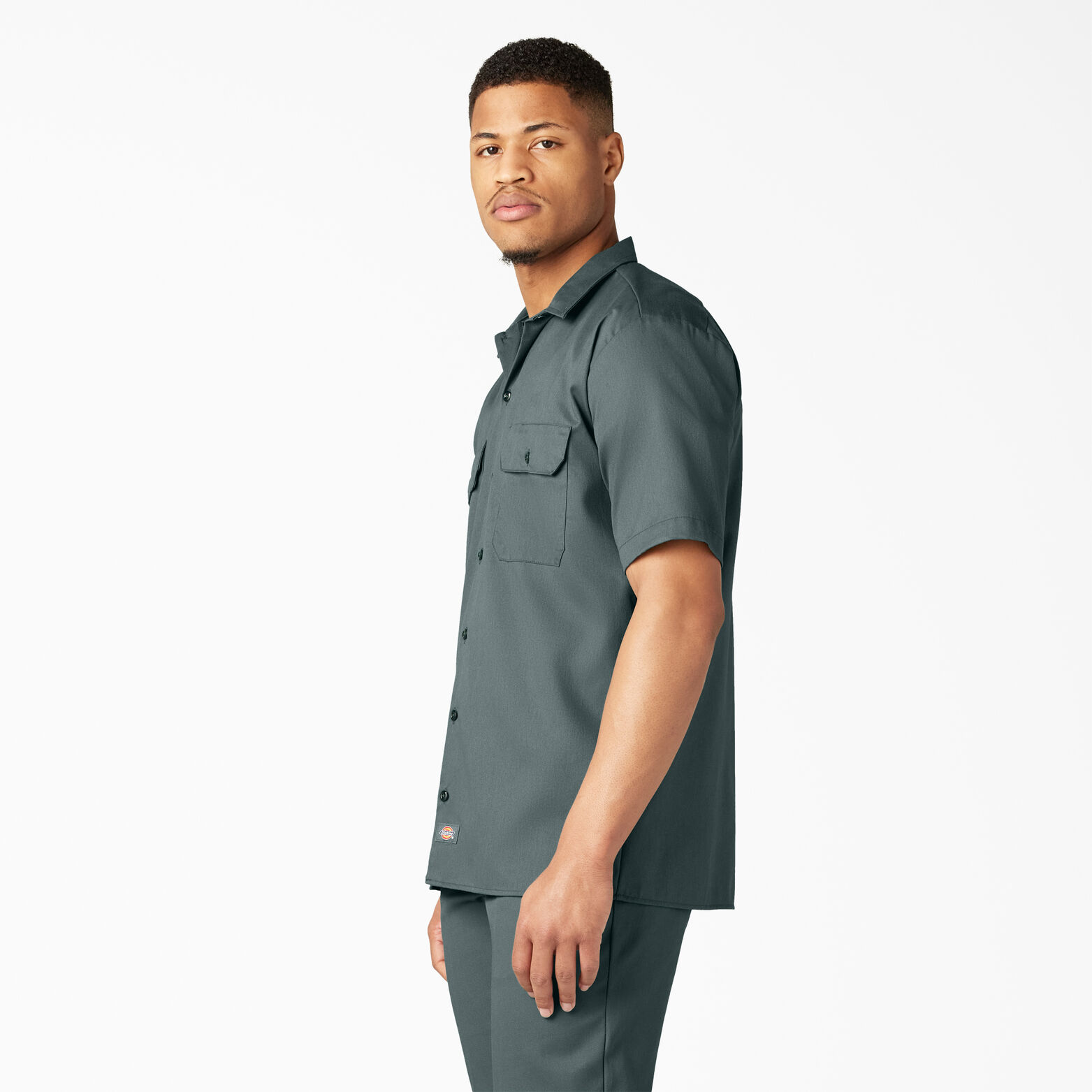 Dickies 1574 Short Sleeve Work Shirt - Lincoln Green, S