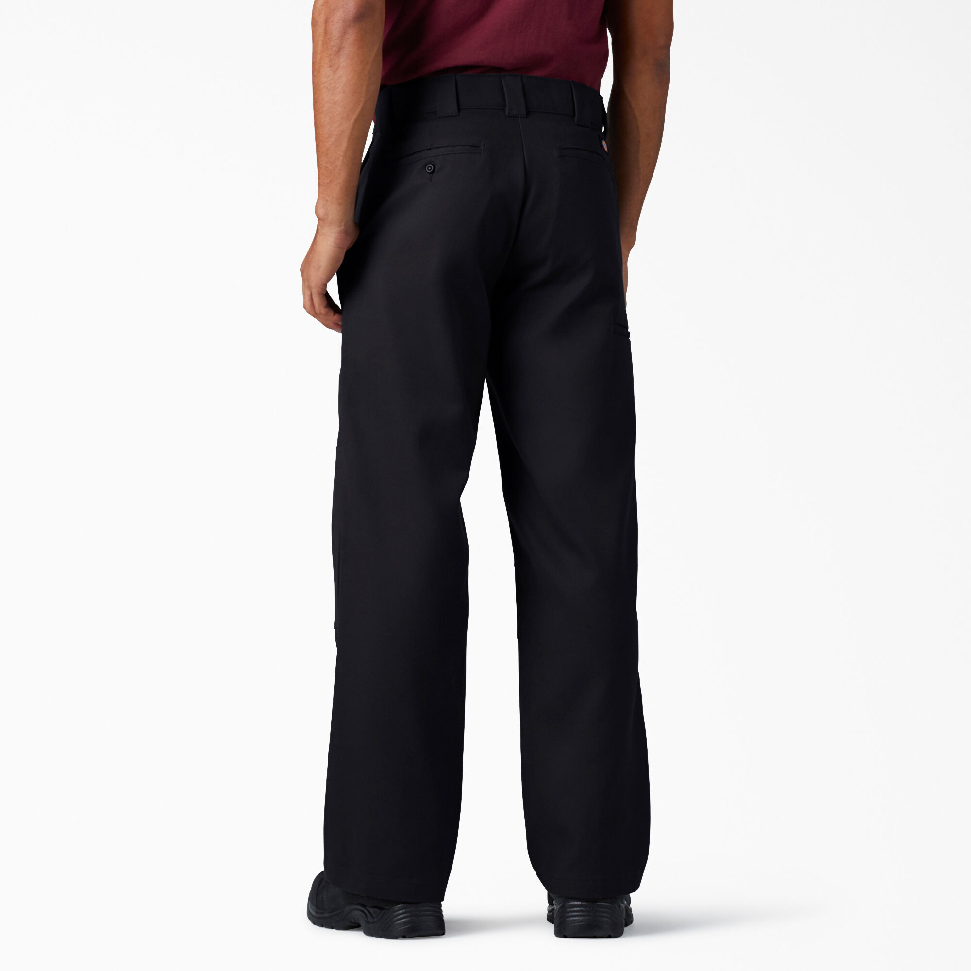 FLEX Loose Fit Double Knee Work Pants , Black Size 48 30 | Dickies