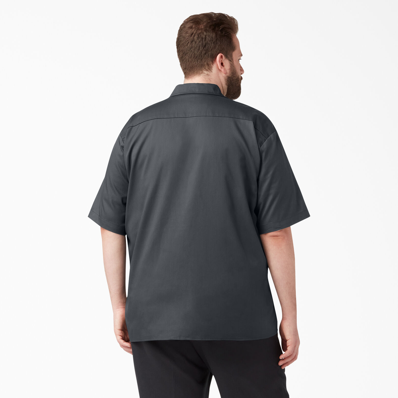 Dickies Short Sleeve Work Shirt - Charcoal - S - Men