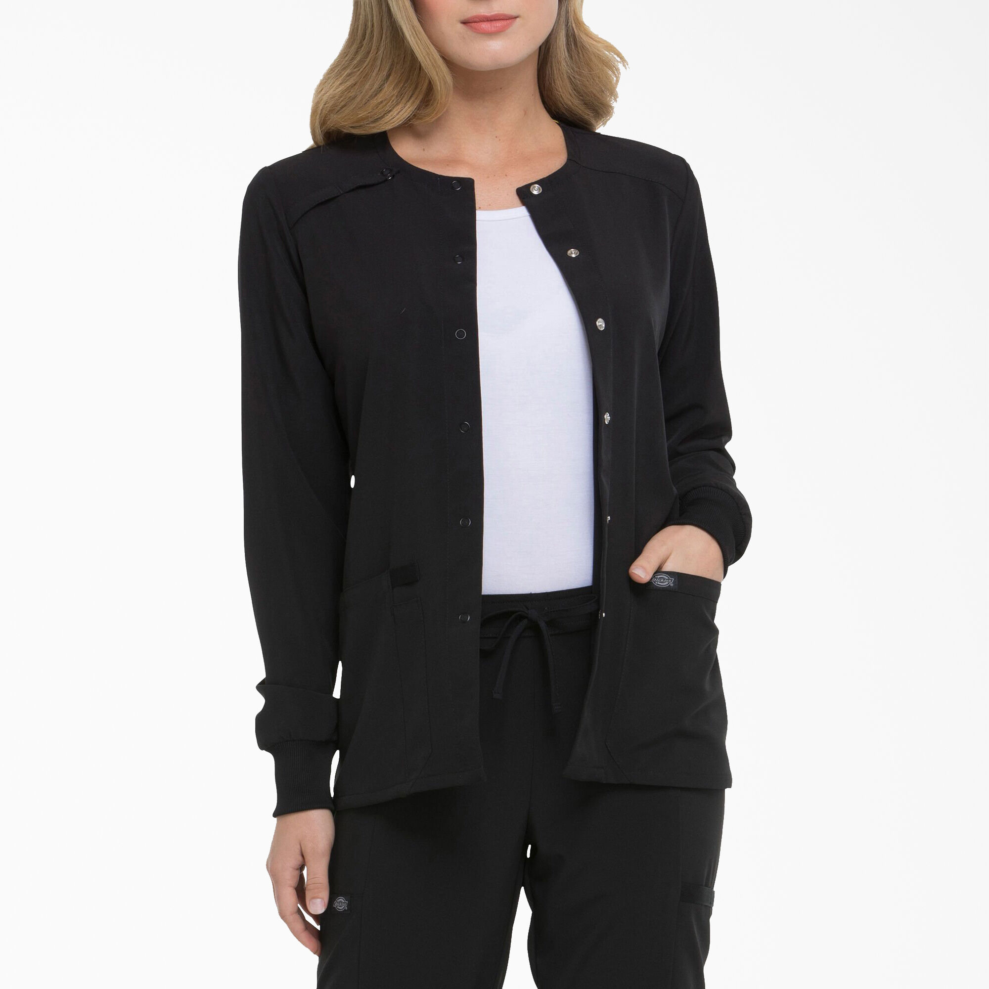 Women's EDS Essentials Snap Front Warm-up Jacket | Dickies