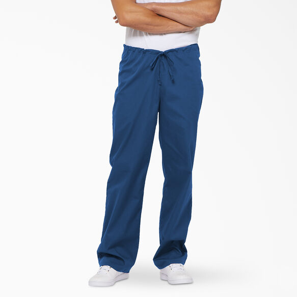 Unisex EDS Signature Drawstring Scrub Pants Royal Blue | Women's Scrubs ...