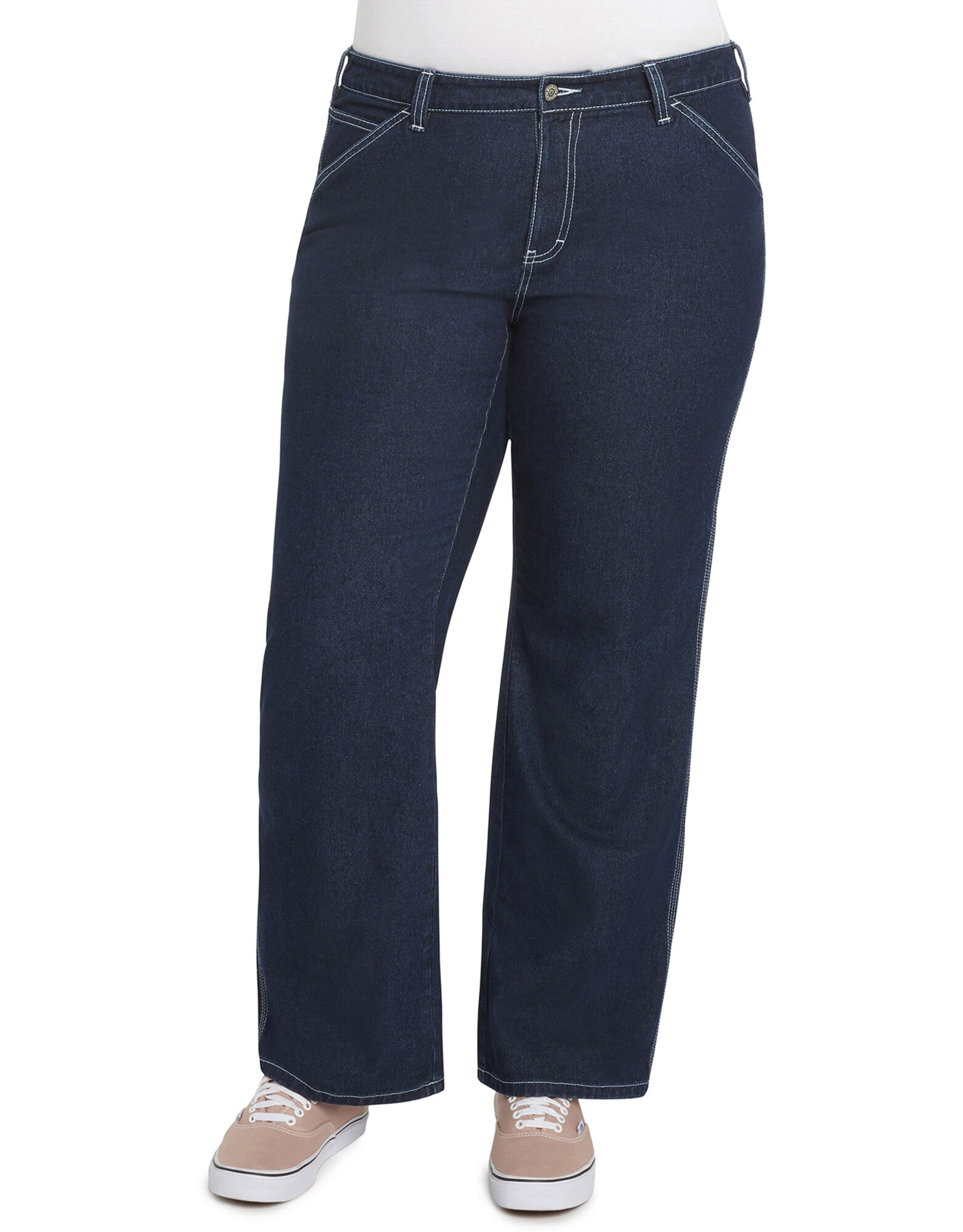 women's plus size carpenter jeans