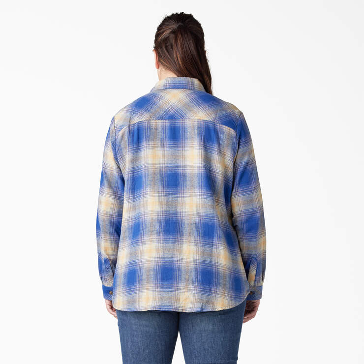 Women's Clearance Fireside Flannel Button Up Shirt made with