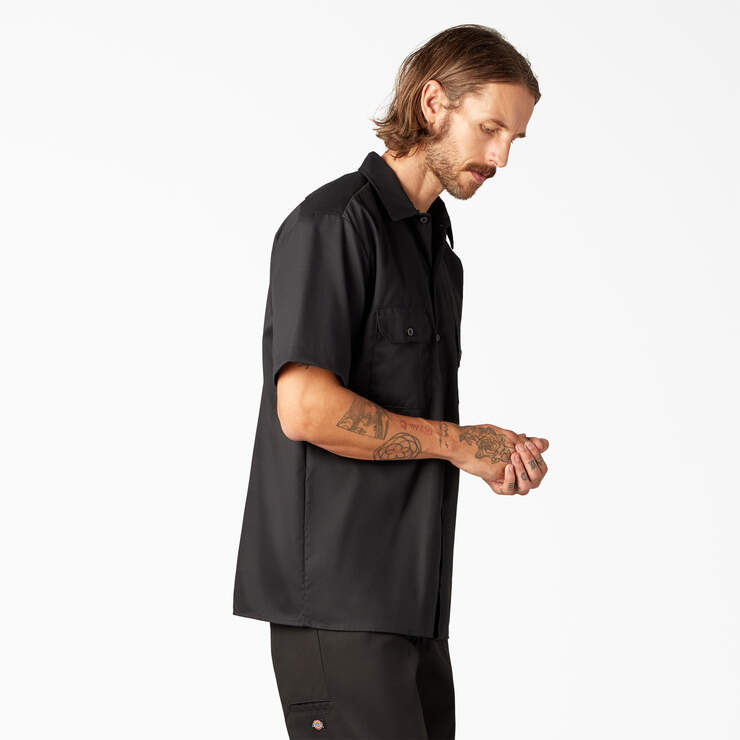Men's FLEX Relaxed Fit Short Sleeve Work Shirt - Dickies US