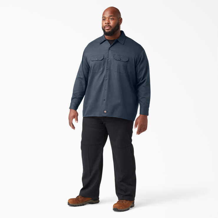Long Sleeve Work Shirt Shirts | Dickies Men\'s US - Dickies 