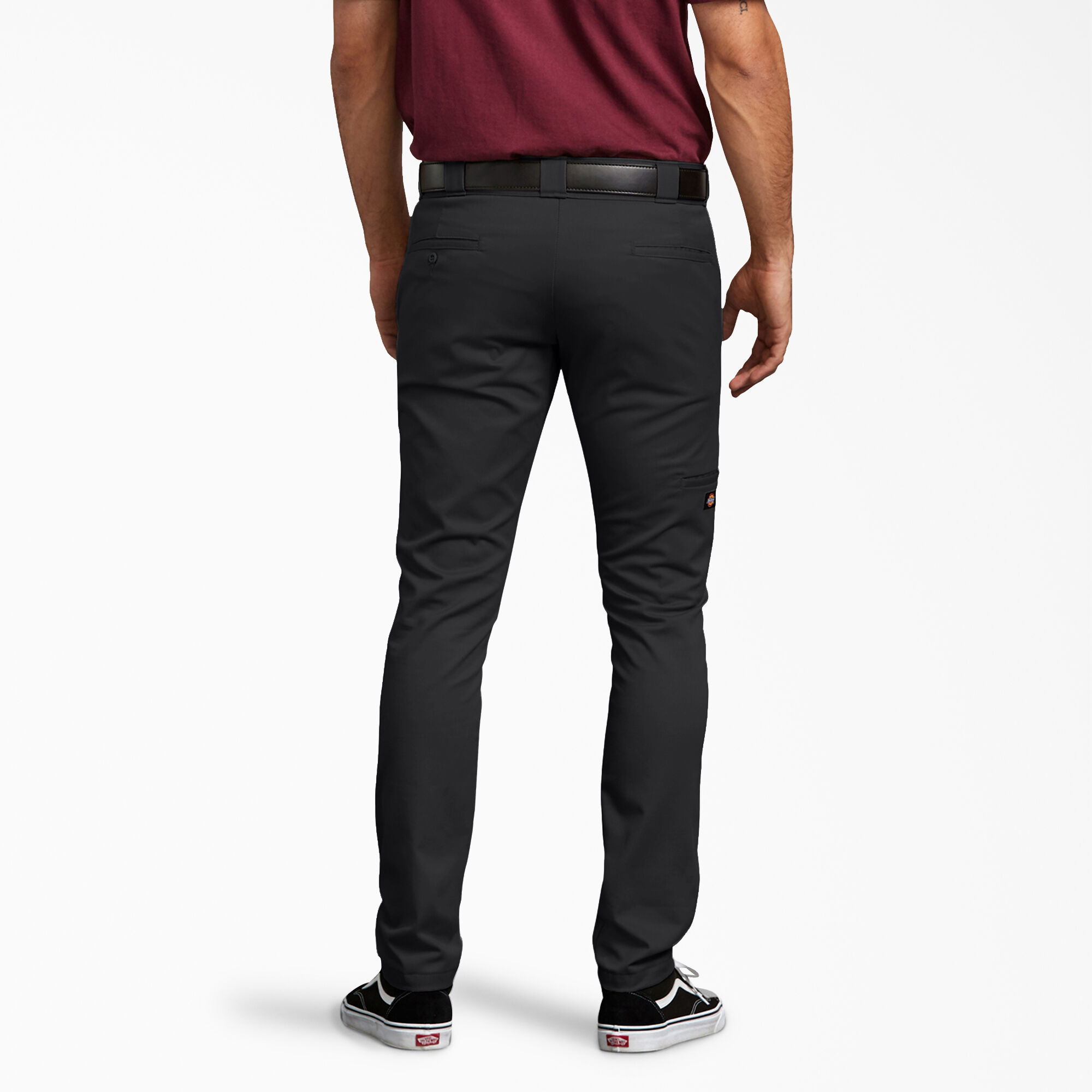 dickies skinny straight fit double knee work pant