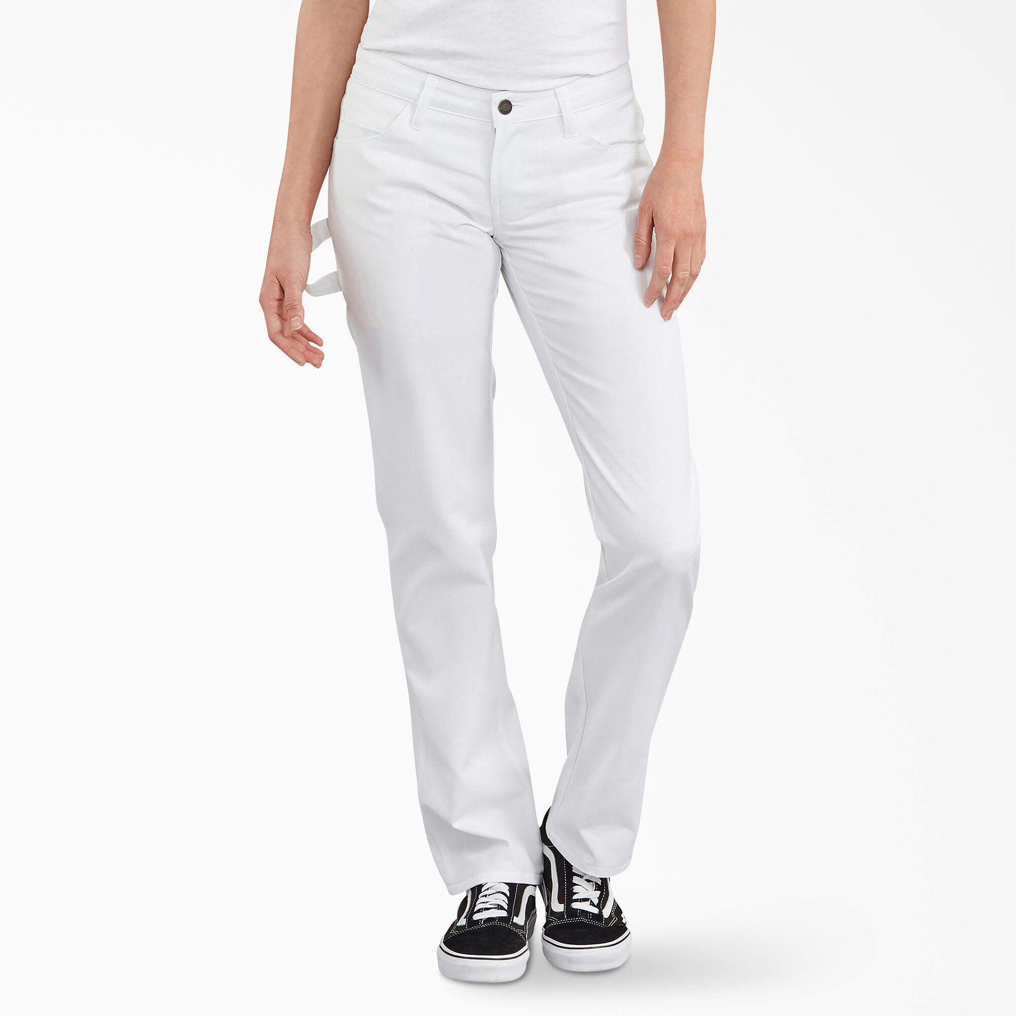 white painters jeans