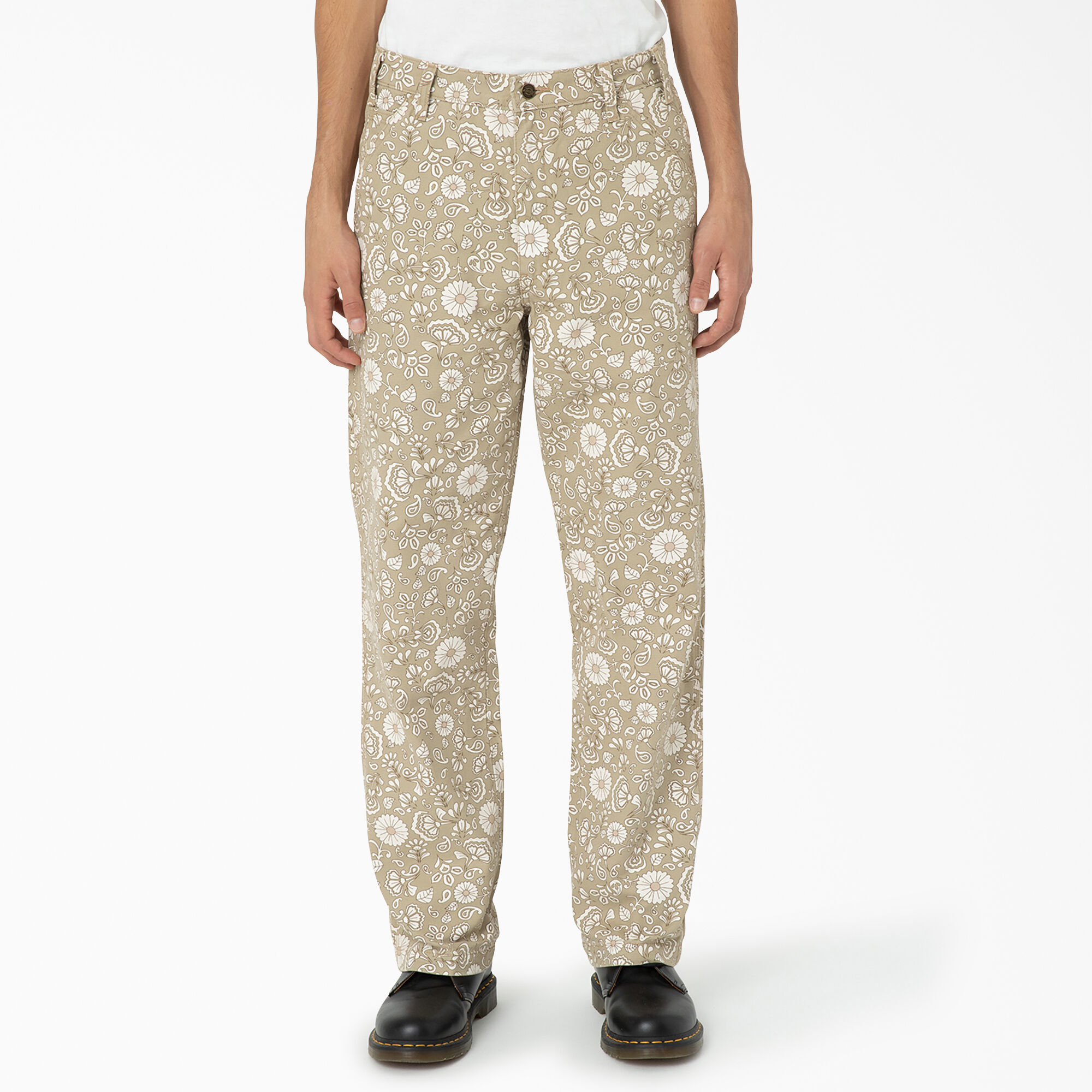 Ellis Floral Print Duck Canvas Pants