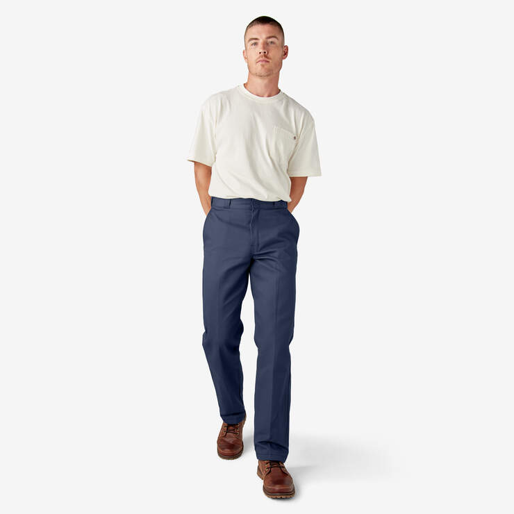 Dickies 874 cropped work trousers in white