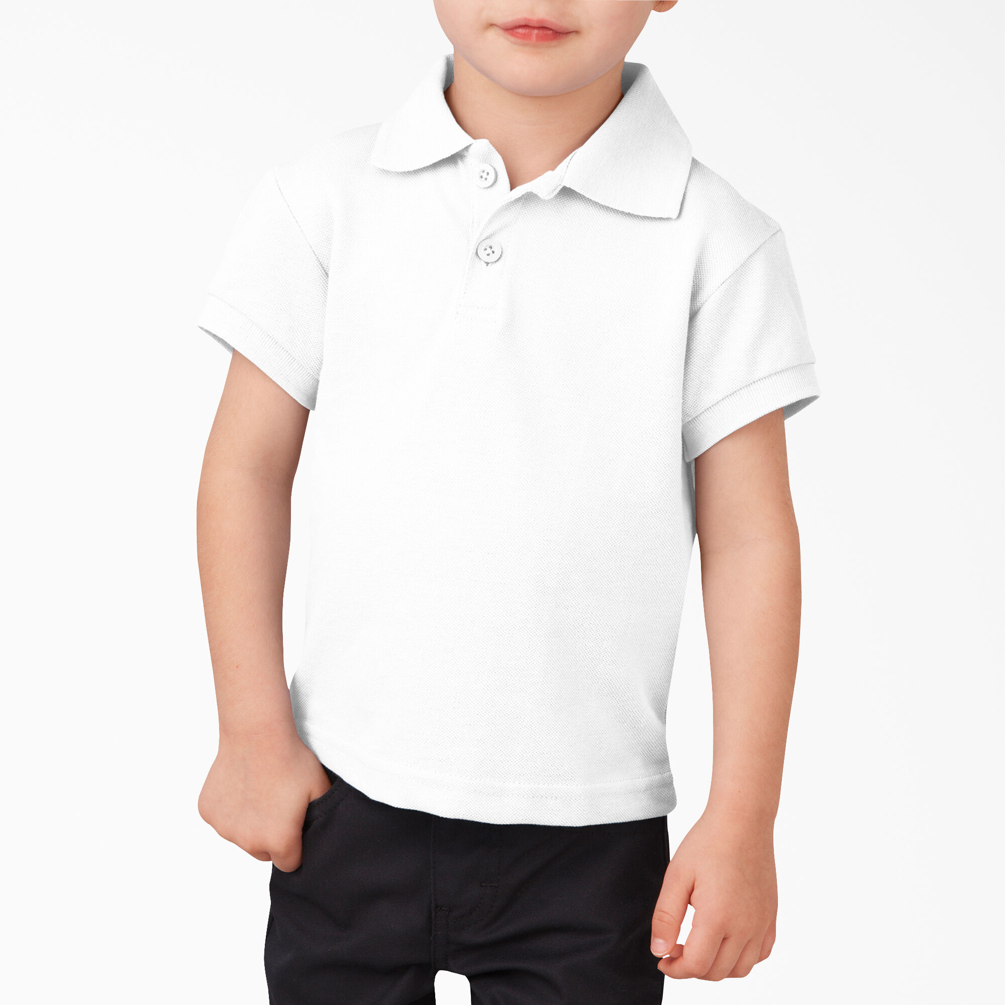 dickies white polo