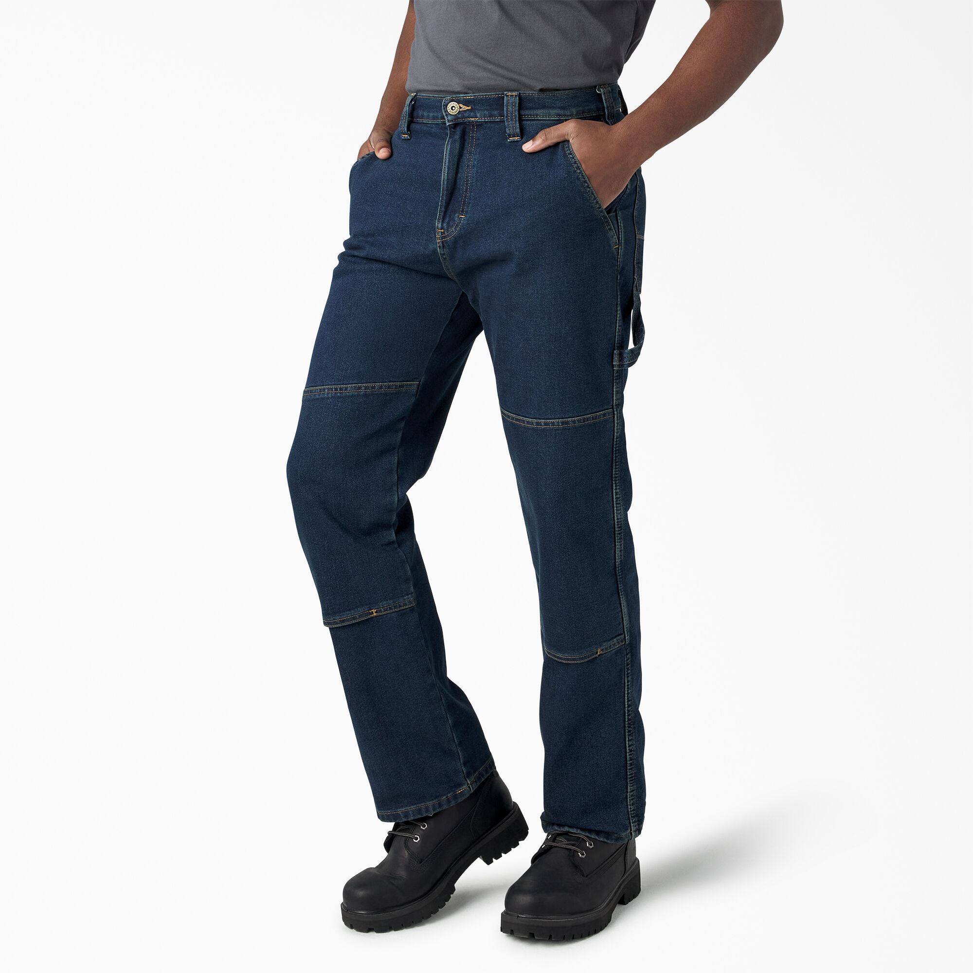 FLEX Relaxed Fit Double Knee Jeans