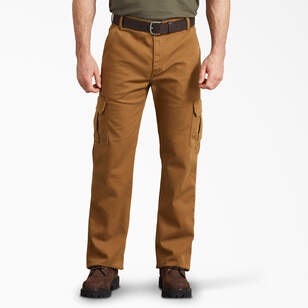 Dickies Men's Pants Slim Fit Straight Leg Flex Fabric Cargo Pocket Work  Pants