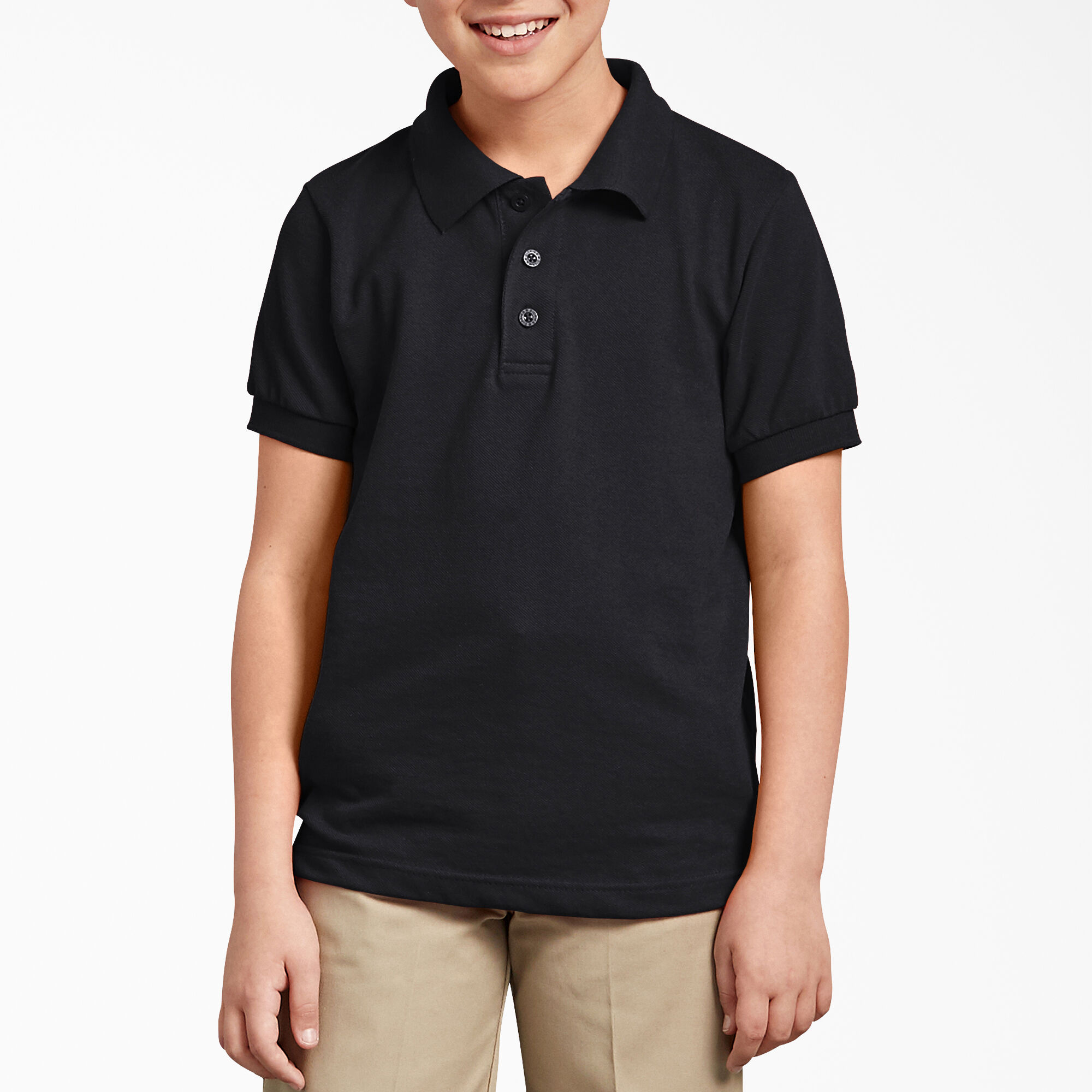 dickies short sleeve polo shirt