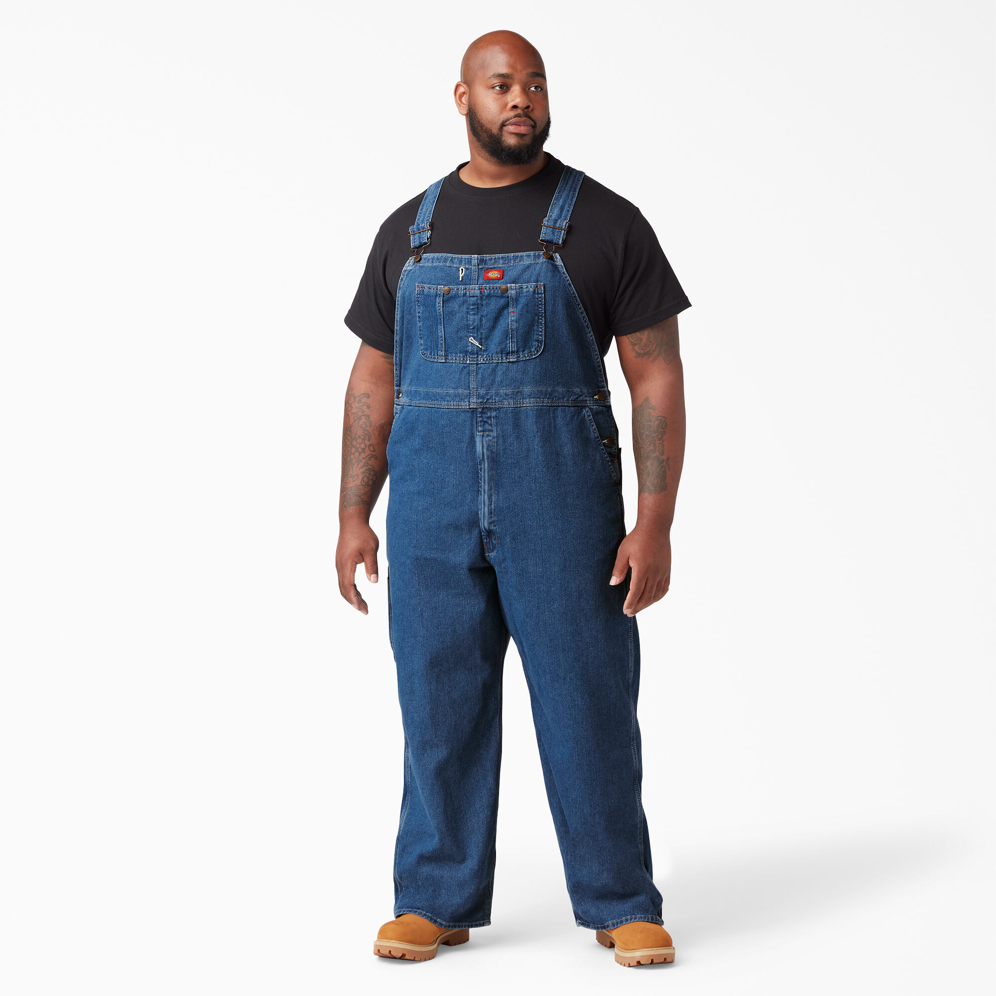 Stonewashed Indigo Bib Overalls