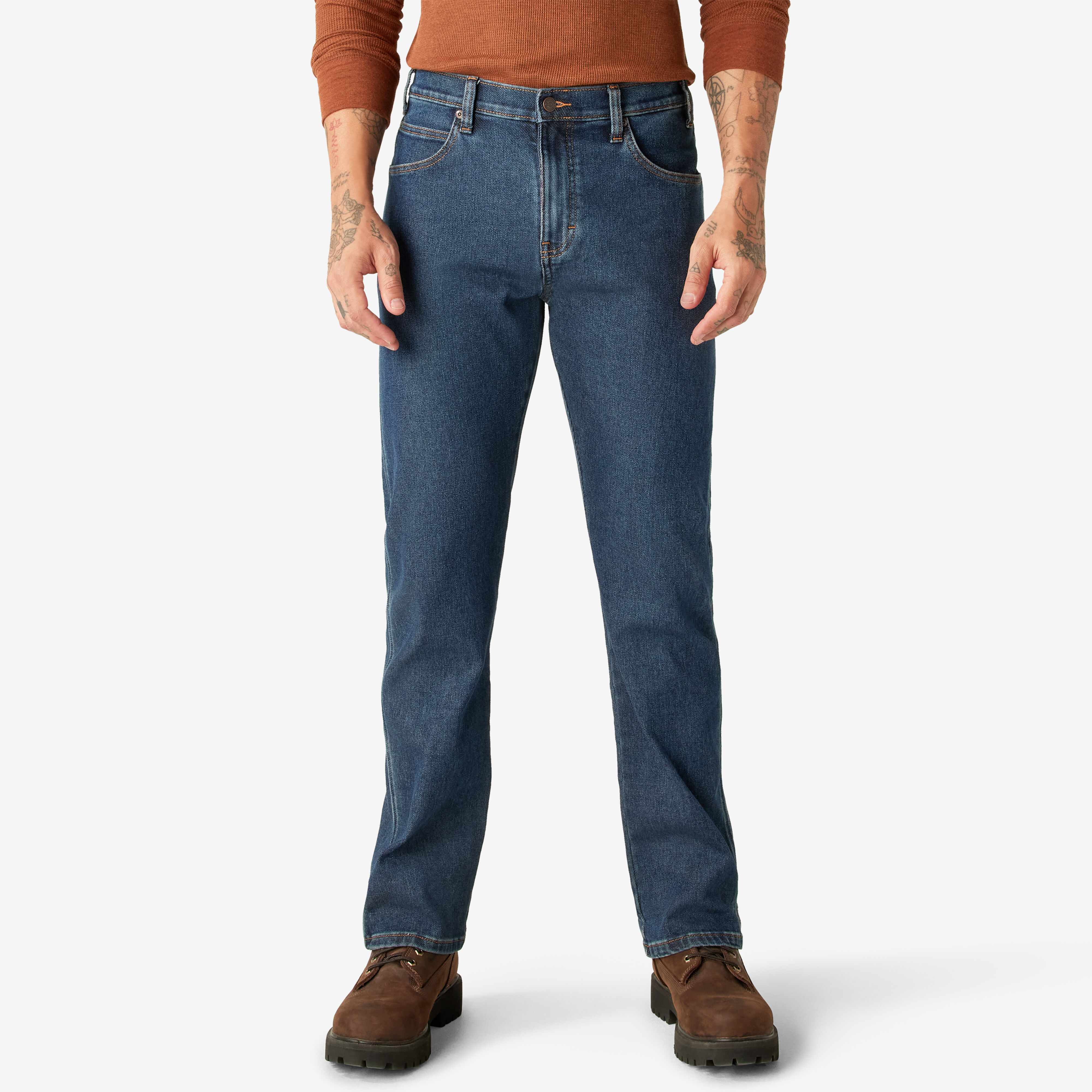 men's flannel lined jeans