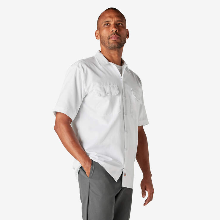 Dickies Mens Short-Sleeve Work Shirt, 5XL, Hunter Green : :  Clothing, Shoes & Accessories